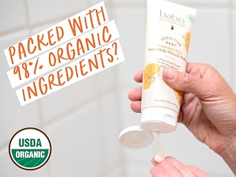 Babo Botanicals Sensitive Baby Fragrance-Free Soothing Miracle Balm - USDA Organic - All-Purpose Salve with Olive Oil & Shea Butter - For extra-dry, rough areas - EWG Verified - For Babies & Kids