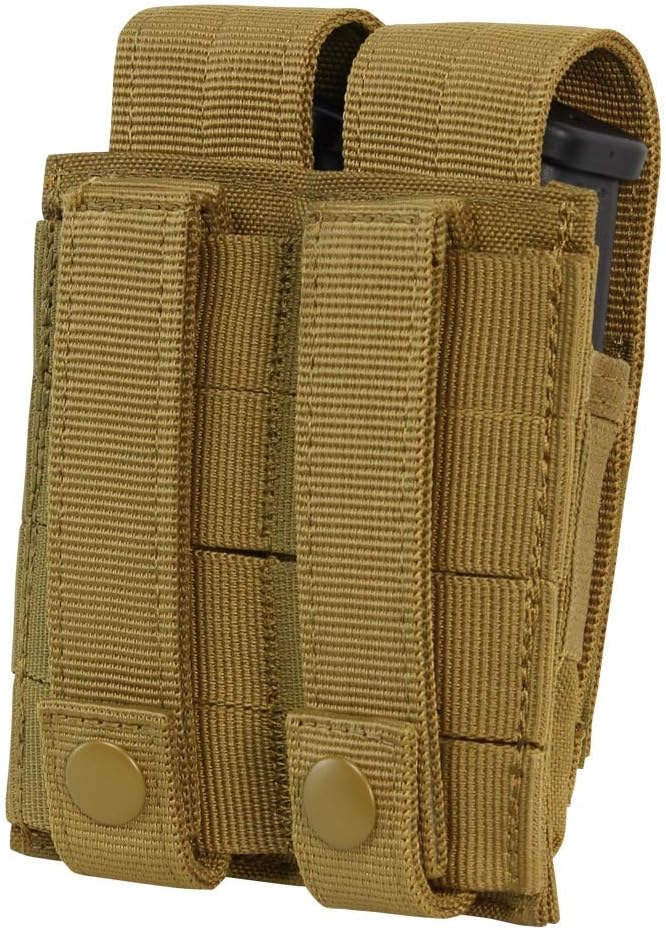 Condor Double Pistol Magazine Pouch - Slate - MA23-027 - MOLLE PALS : Sports & Outdoors