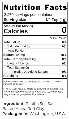 Miniatura 3 de Viva Doria Sal marina de Alaea roja hawaiana, grano fino, 5 libras
