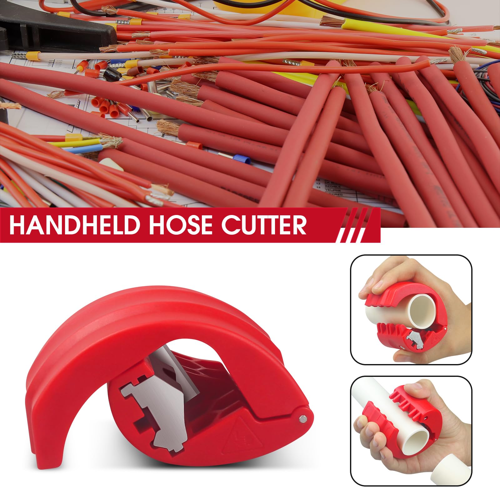 Compact PVC Pipe Cutter - Cuts 20-50mm -4