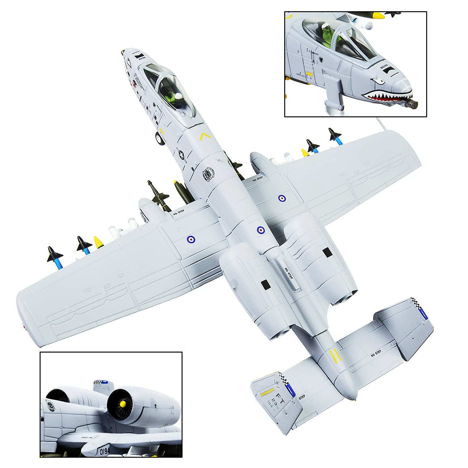 Buy Busyflies Fighter Jet Model 1100 A10 Thunderbolt II Warthog