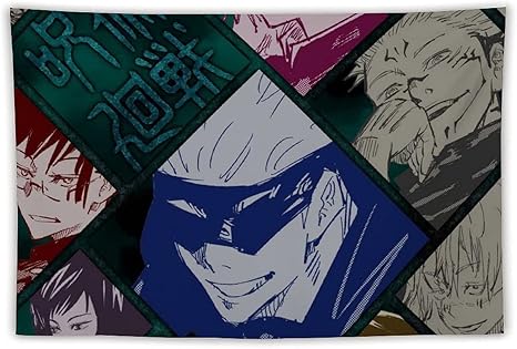 Amazon Co Jp タペストリー じゅじゅつかいせん タペストリー 大判 おしゃれ アニメタペストリー 壁掛け 40 60 ホーム キッチン