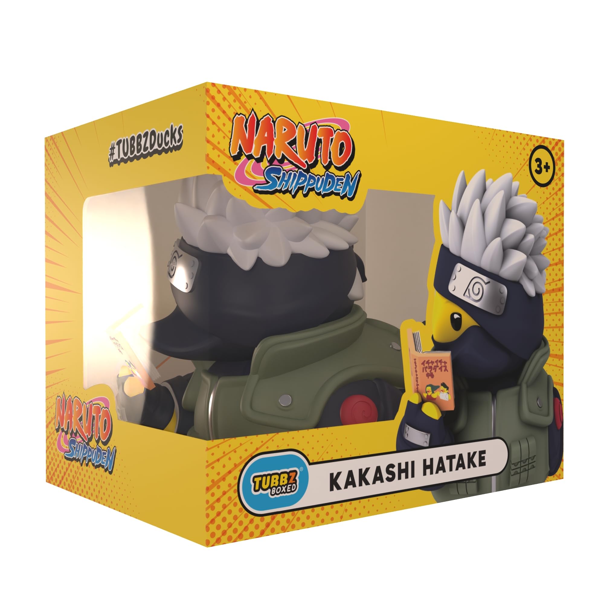 TUBBZ Naruto Kakashi Rubber Duck Anime Merch Collectible Toys Boxed 9cm