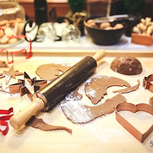 Miniatura 3 de Juego de 24 cortadores de galletas de Navidad en total, cortador de galletas de Navidad de acero inoxidable, muñeco de nieve, hombre de jengibre,