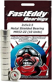 2x5x2.5 Metal Shielded Bearing MR52-ZZ (10 Units)