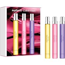 Calvin Klein Euphoria Elixir Eau de Parfum Trio Gift Set worn by Rosalia &ndash; Women&rsquo;s Perfume &ndash; Includes Bold, Magnetic, and Solar