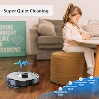 Tikom L8000 Pro robotporszívó LiDAR navigációval, 5000Pa szívóerő, mop funkcióval, 150 perc üzemidő 8