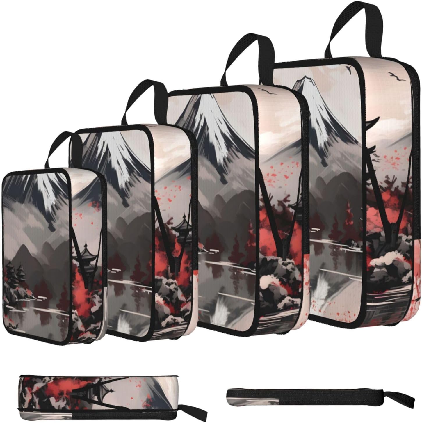4 Set Compression Packing Cubes for Travel
