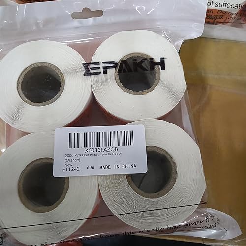 Vista 27 de Epakh 2000 calcomanías de uso para servicio de alimentos, etiquetas de control de inventario de 1.5 pulgadas para restaurante, adhesivo permanente
