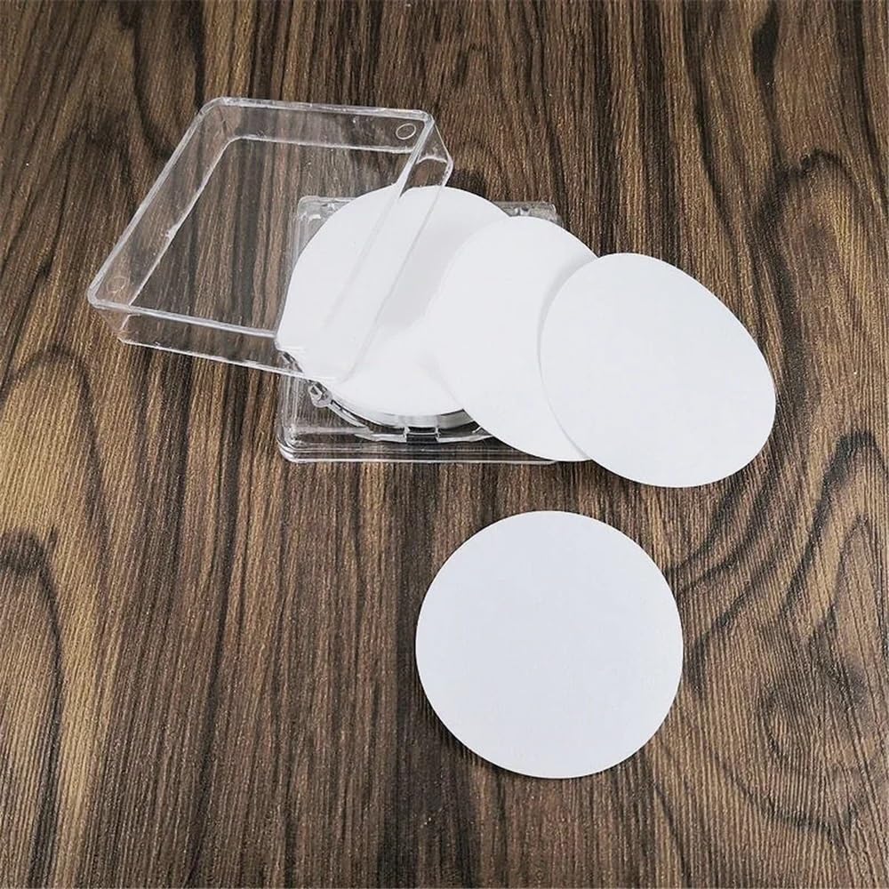 Przyrządy i wyposażenie laboratoryjne Zestaw 50 sztuk 13 mm do 100 mm hydrofobowych mikroporowatych membran PTFE do laboratorium.(90mm)