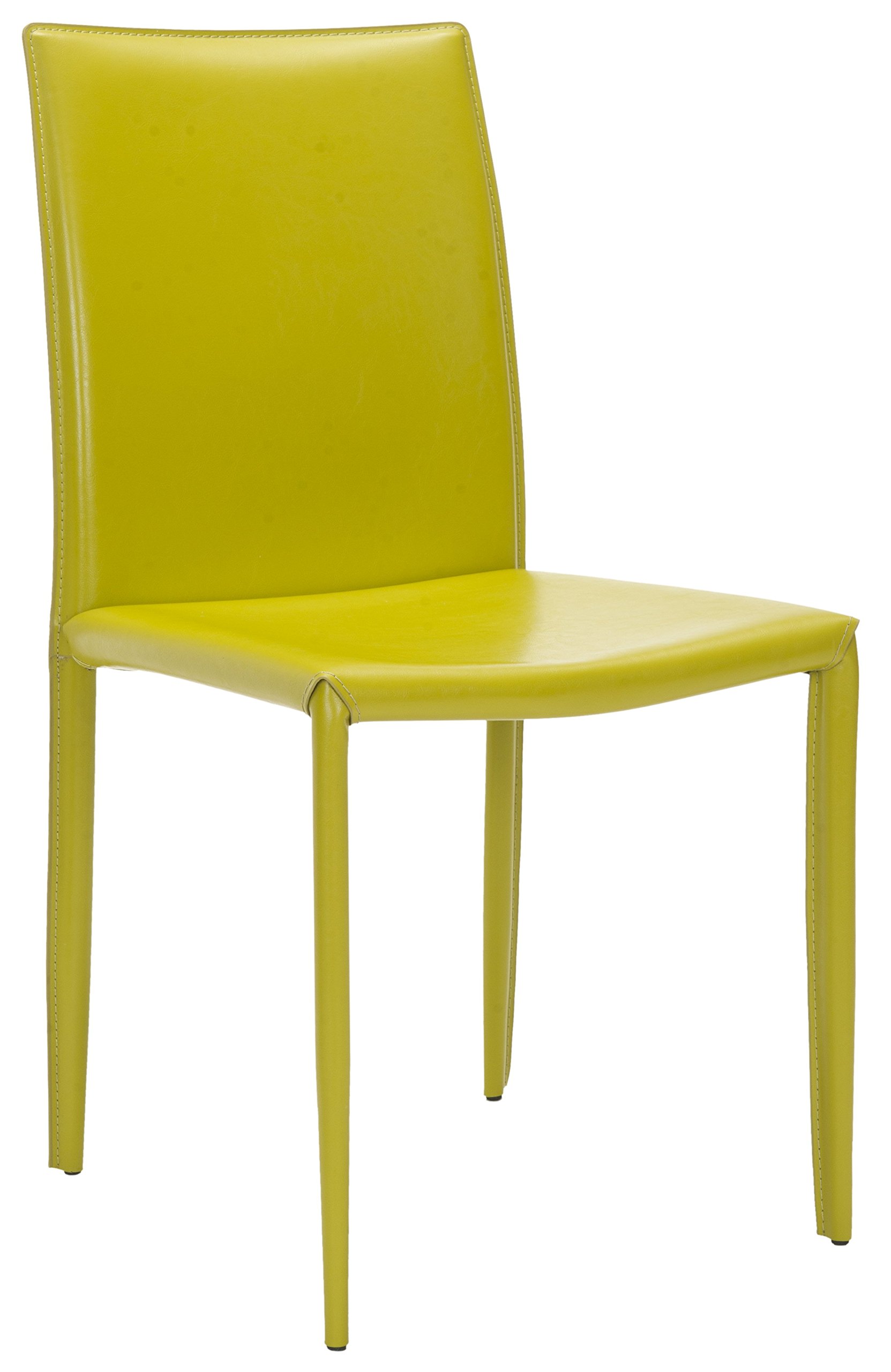 Safavieh Brody Accent Sedia, in Metallo, Colore: Verde Lime, 2 Pezzi
