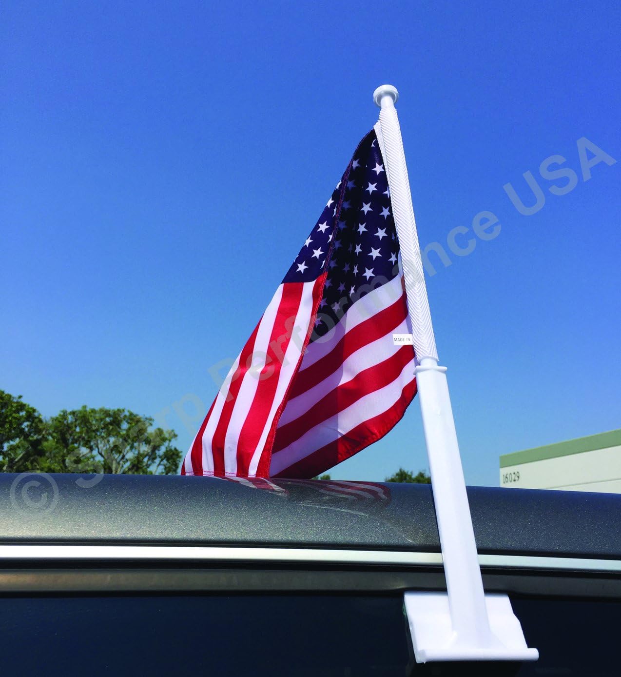 USA Car Window Flag - Double Sided - Hooks onto your car window - 11″ X 14″