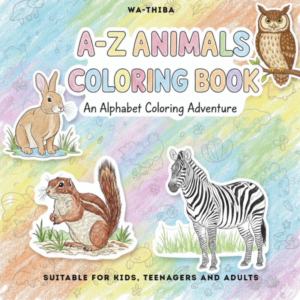 A-Z Animals Coloring Book: An Alphabet Coloring Adventure