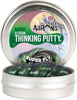 Crazy Aaron's Thinking Putty Super Fly Super Illusions Putty, Mini 2" Tin