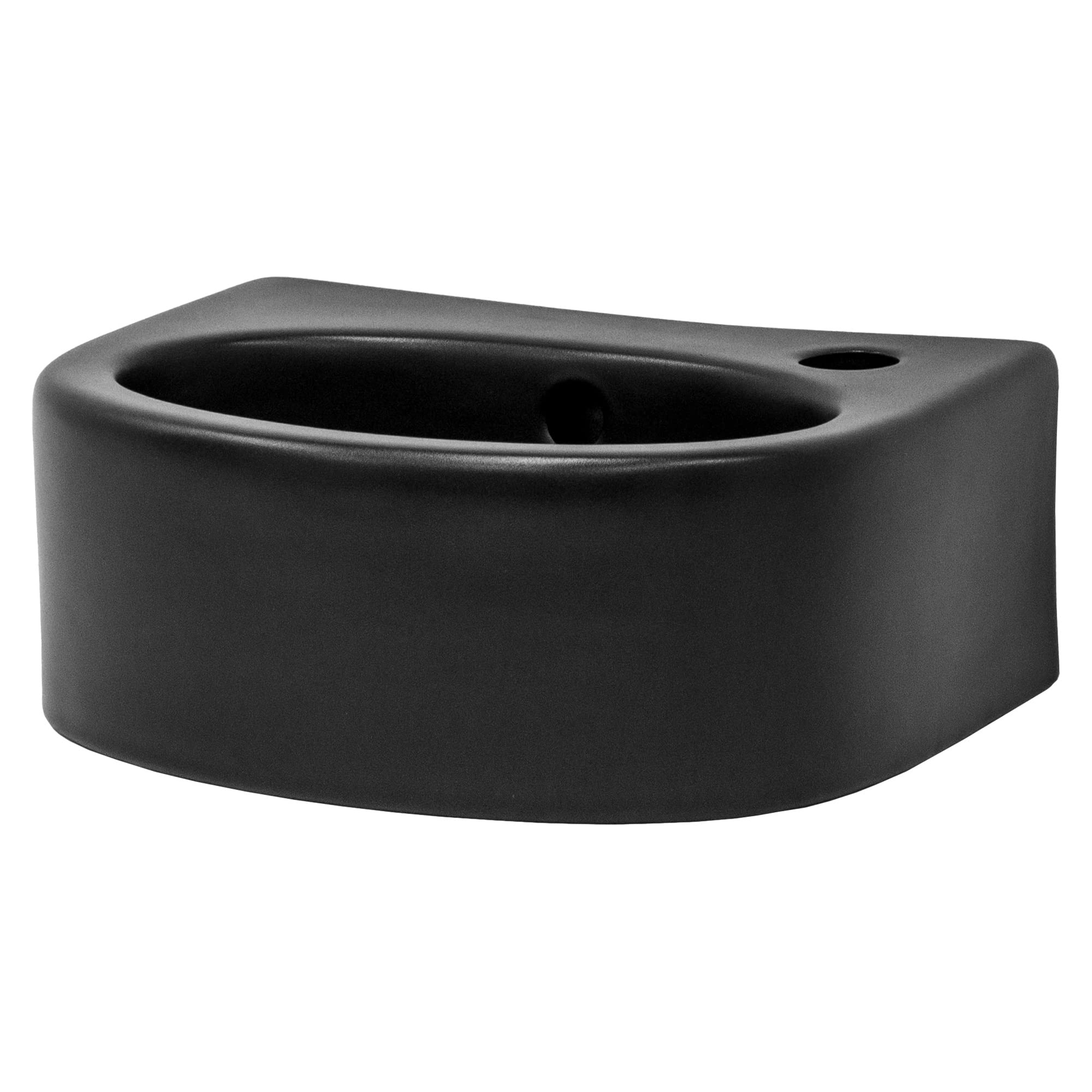 ML-Design Lavabo de Cerámica Negro Mate Redondo Ø 280 x 150 mm Con Agujero De Desagüe Lavamanos Moderno De Encimera Sobremesa De Superficie Pila Para Baño Aseo Fregadero Diseño Minimalista — view 33