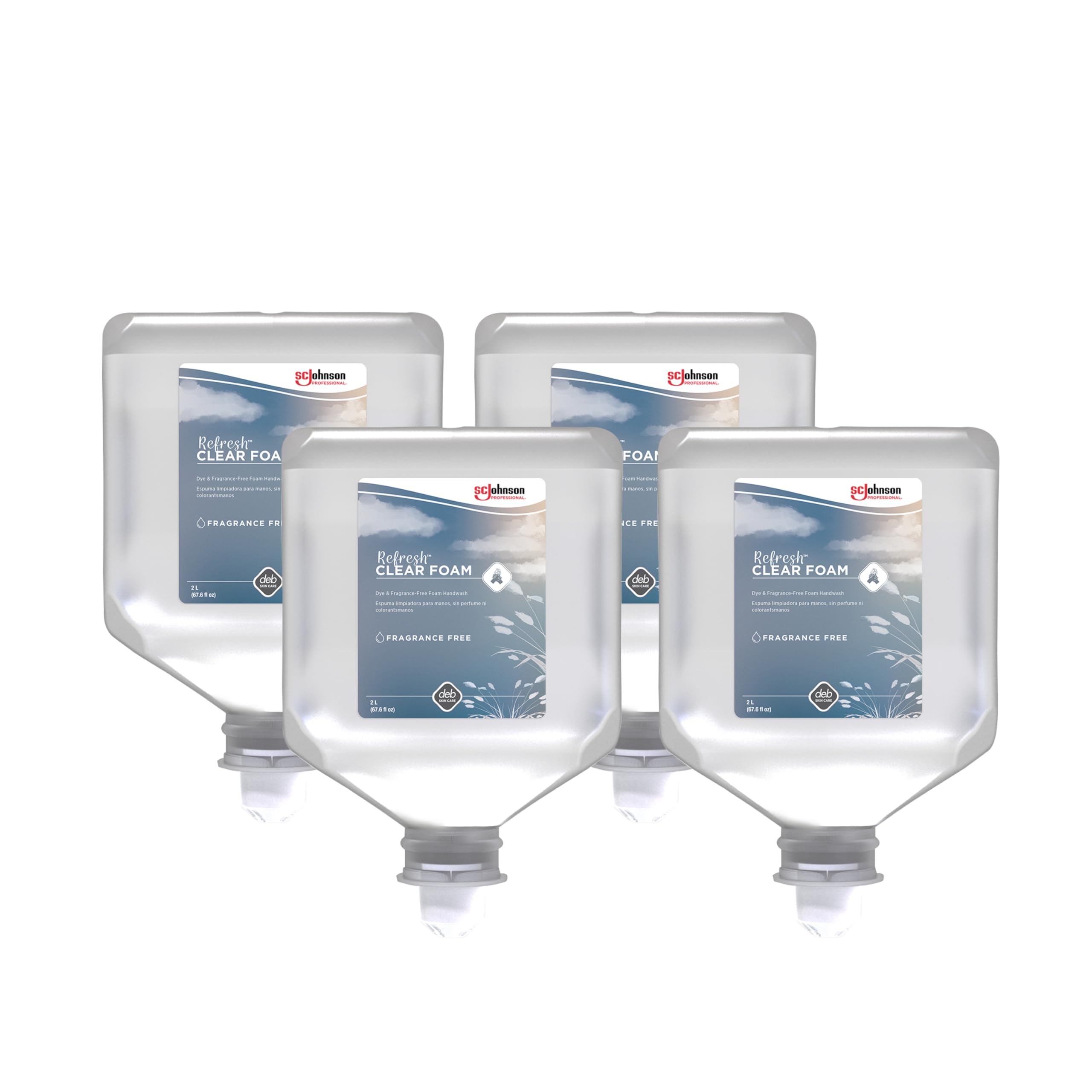 SC Johnson Professional REFRESH CLEAR FOAM HAND SOAP 2 LITER, PACK OF 4