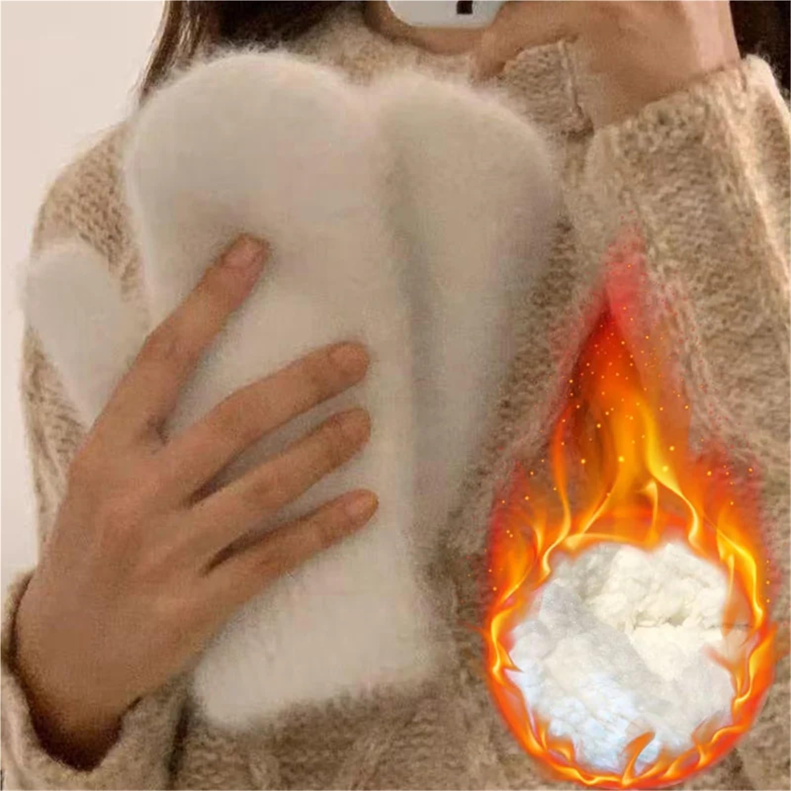 Guanti invernali morbidi e, da donna vintage, mantengono caldi i guanti Per Inverno