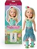 Muñeca American Girl WellieWishers Camille, 14.5 pulgadas, con leotardo azul, falda de sirena, diadema y botas 1