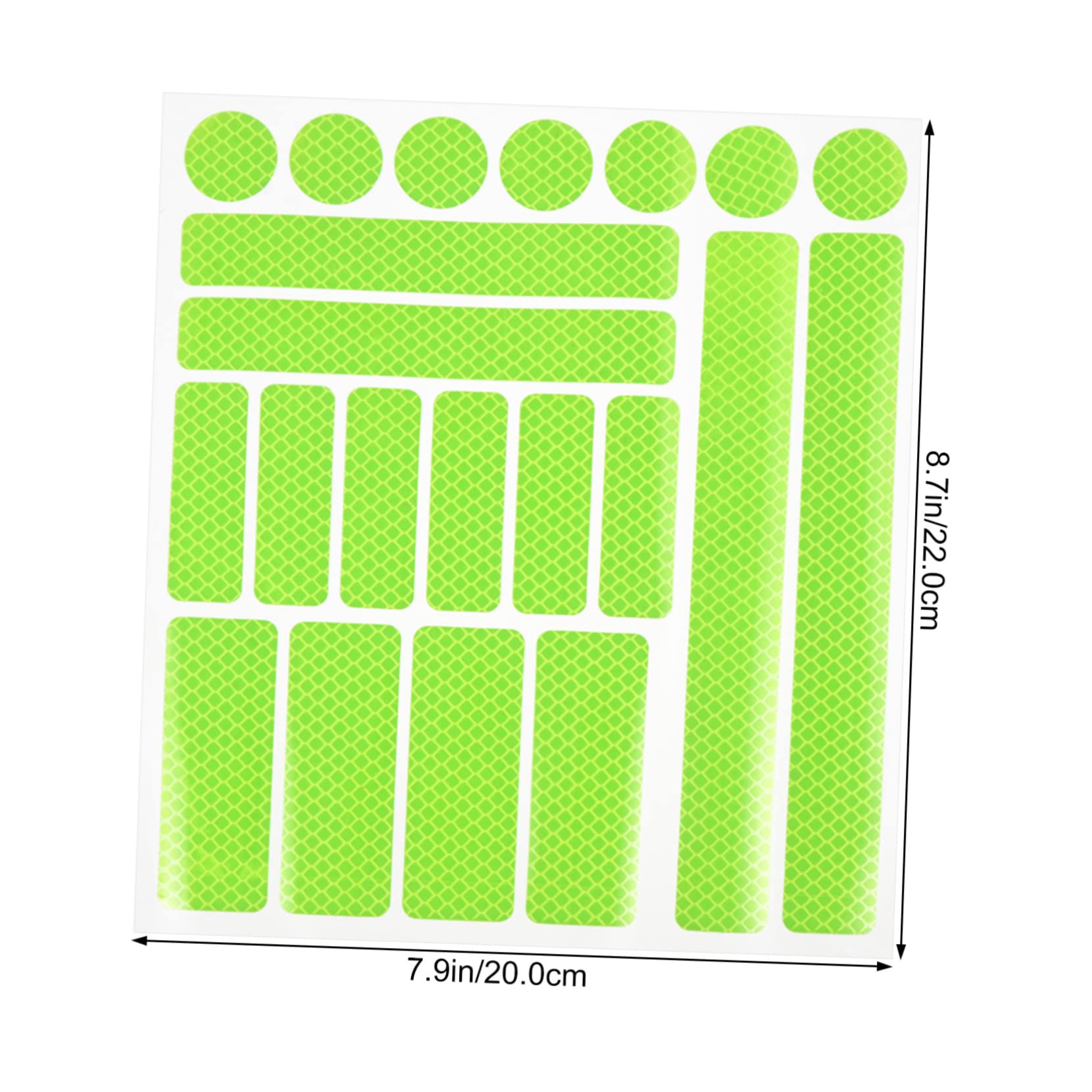 balacoo Electric Scooter Warning Strips High Visibility Reflective Stickers Quick Install 1 Sheet Kit