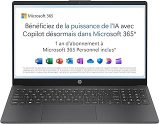 HP 15-fd0001sf Ordinateur Portable 15,6