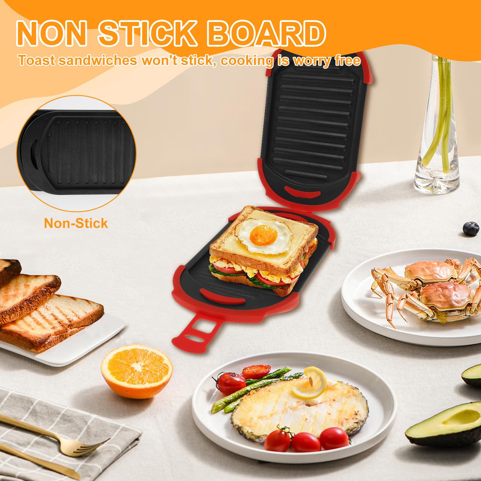 Mikowala Toastie Producent Kanapek, Zmywarka Bezpieczna Prasa Panini, Kanapki śniadaniowe I Grillowany Producent Sera, Kuchenka Bezdymna, Producent Bezprzewodowych Toastie, Producent Kanapek