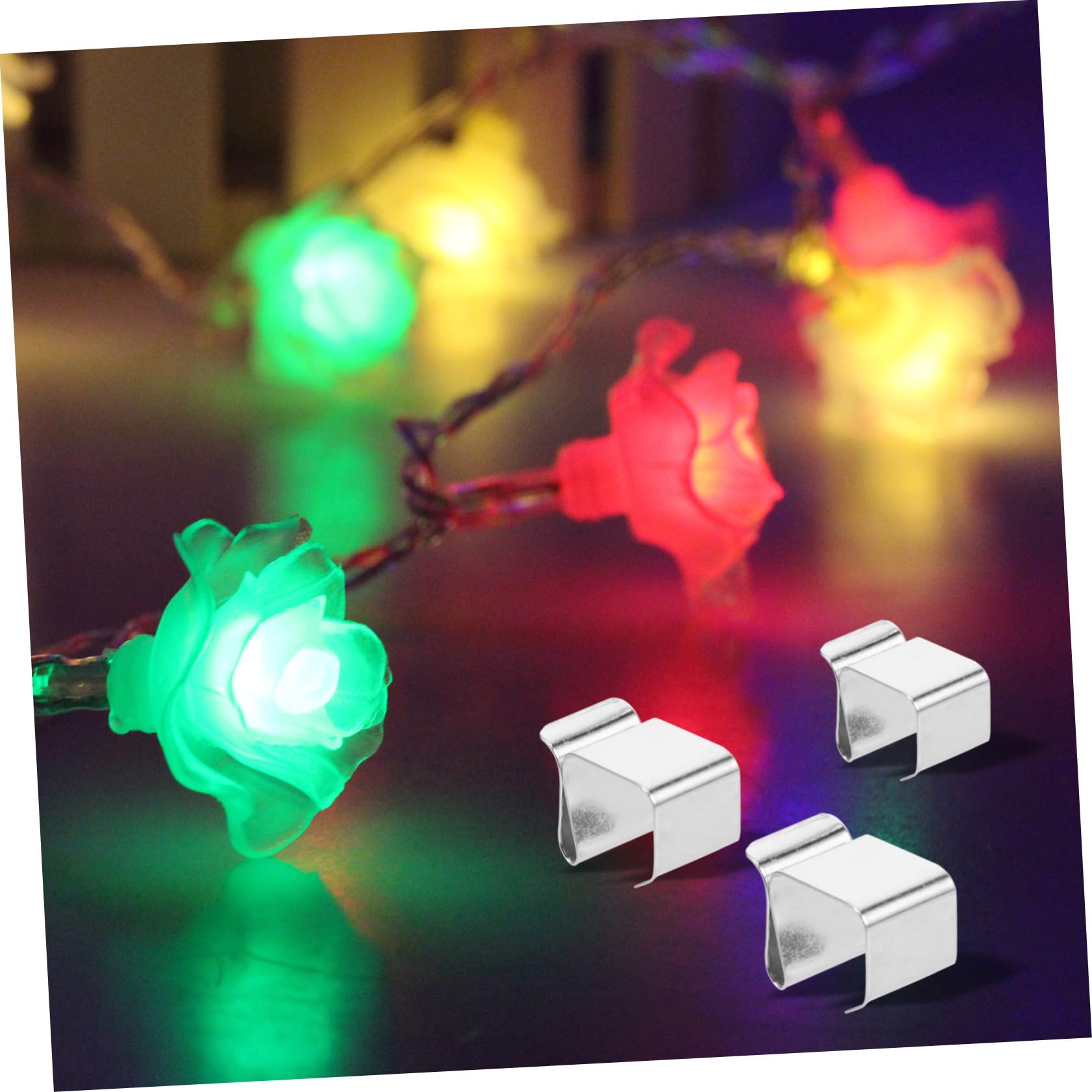 OSOLADY 150 Pcs Christmas Decoration Hooks Ornament Hangers Stainless Steel Christmas Tree Pendants Hooks Heavy Duty Hooks