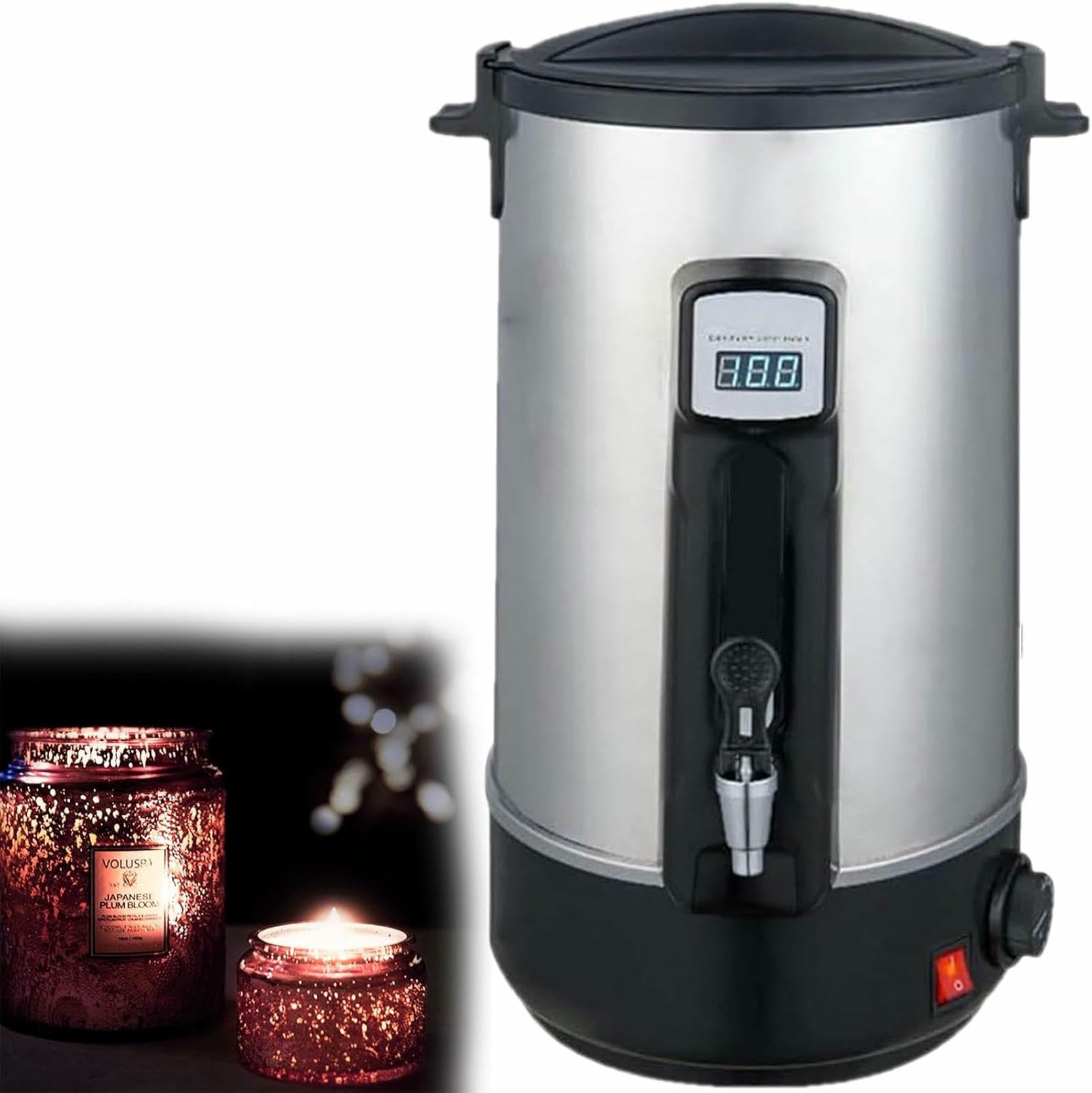 Fondoir de cire pour bougies en acier inoxydable 30L