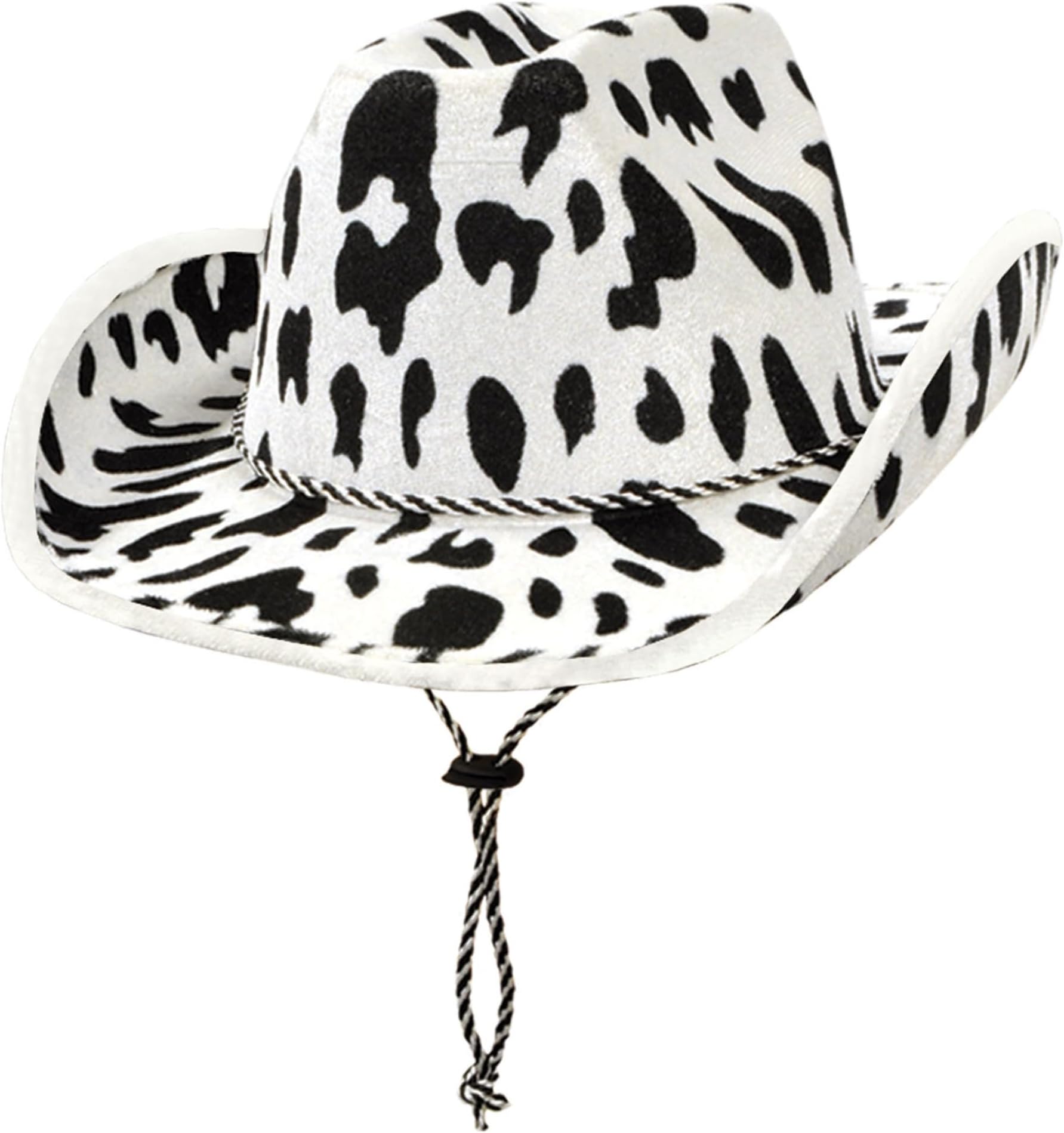 Beistle Cow Print Cowboy Hat One Size Fits Most Animal Print Hats