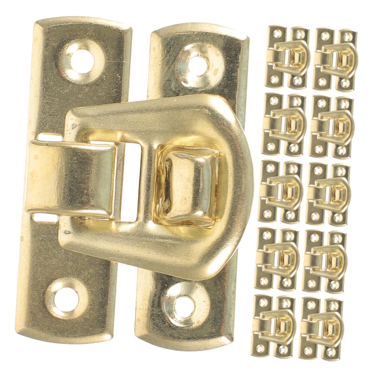 WOONEKY 20pcs Wooden Box Buckle Jewelry Boxes Buckle Cabinet Hasp Latch Cabinet Mini Hasp Latch Metal Hasp Buckle Metal Hasp Lock Latch Hasp Small Latch Hasp Latch Buckle Metal Hasp Latch