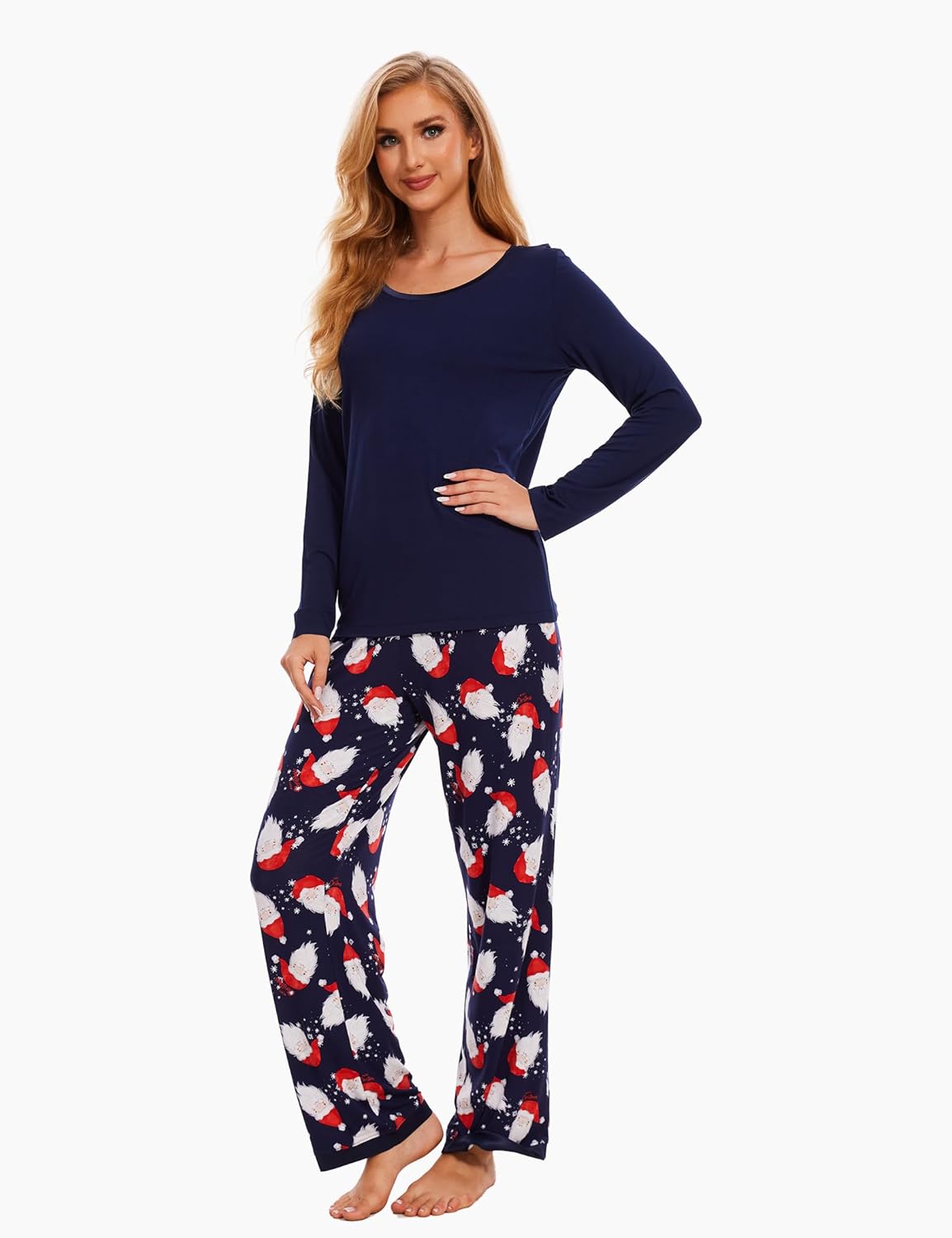GYS Viscose from Bamboo Women's Pajama Sets Super Soft Long Sleeve Sleepwear Comfy Winter Pjs Sets S-4X - Image 3