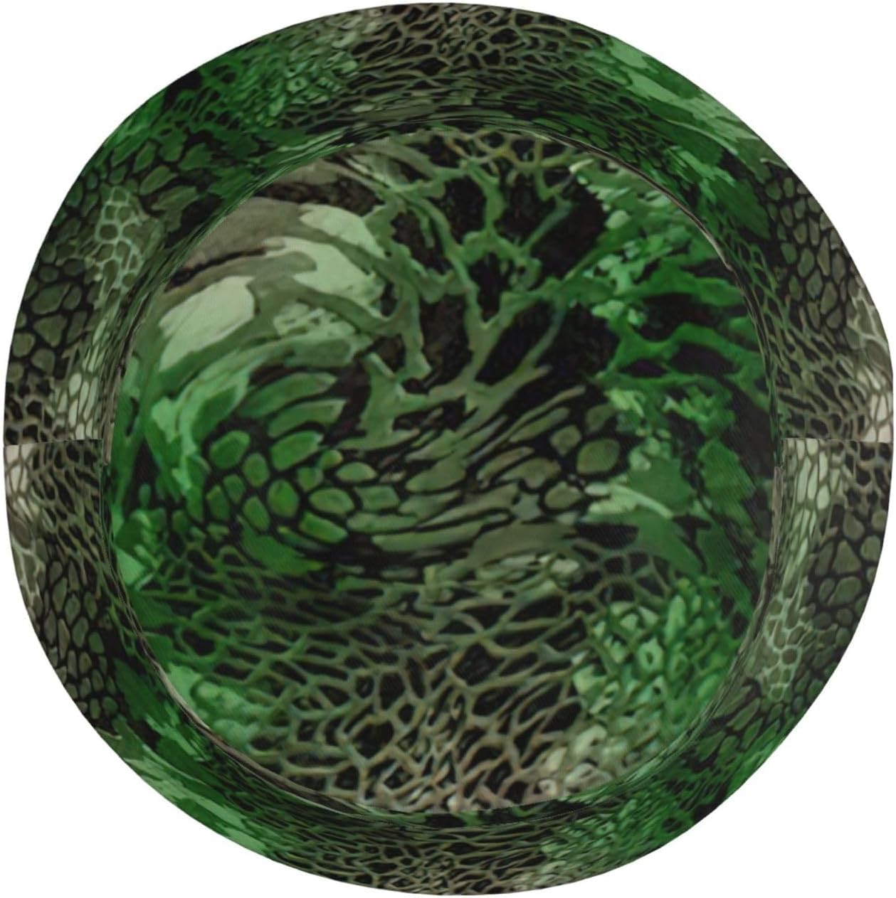 Bucket Hat Green Snake Print Summer Sun Hat Trendy Beach Funny Fisherman Hat for Men Women Unisex