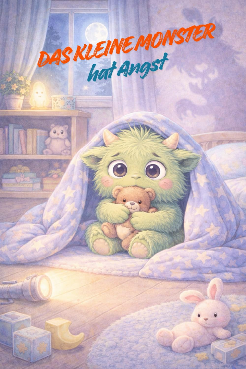 Das kleine Monster hat Angst: Ein ruhiges Bilderbuch über Gefühle für 2-5 Jahre