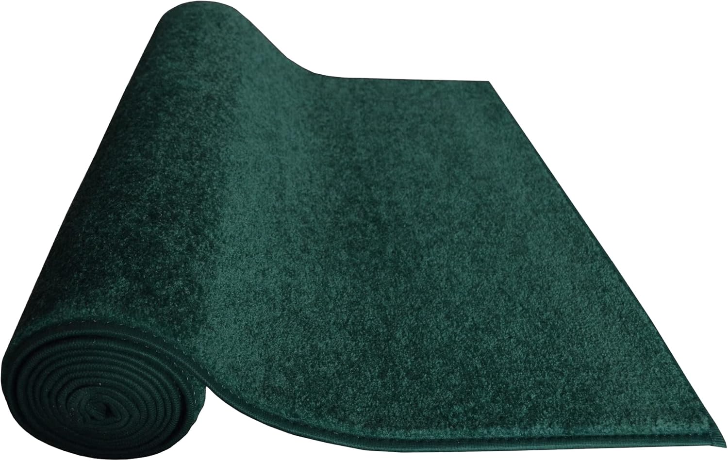 Dark Green Event Carpet Luxurious Quality Aisle Runner 3ft Wide x 20ft Long