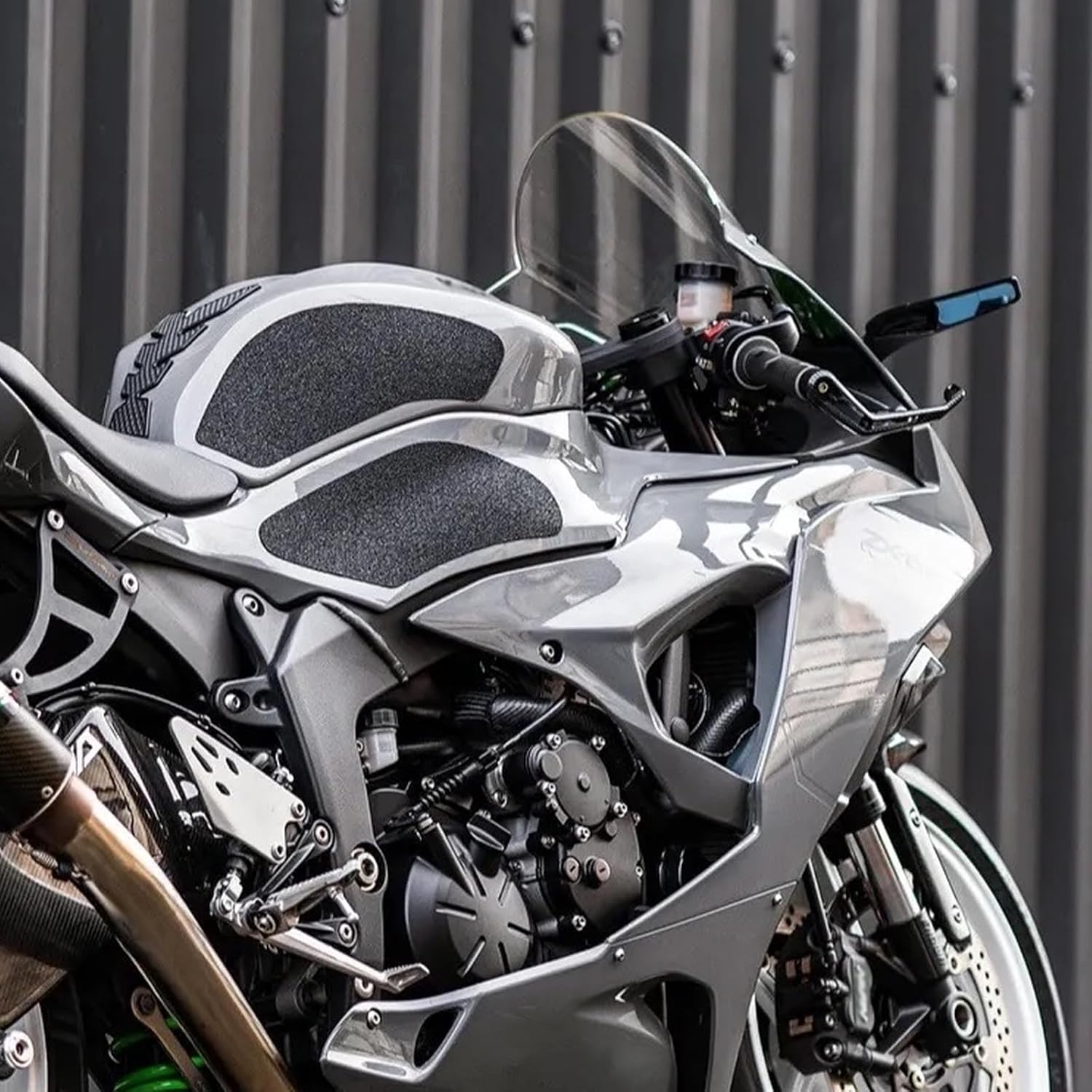 Stealth Mirrors for Kawasaki Ninja ZX-6R ZX6R ZX636 2019-2025 accessories, Winglet Mirrors made of CNC Aluminum#Angle adjustable#wind wing rearview mirror