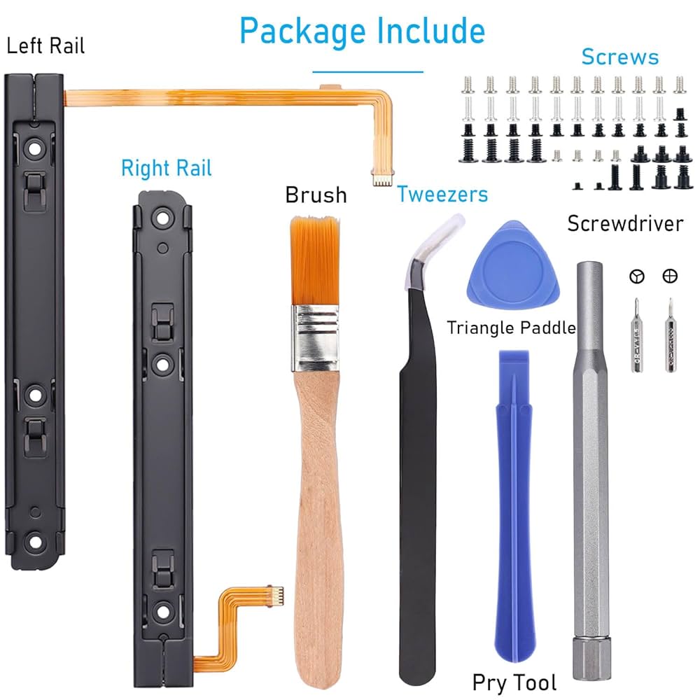 Amazon.com: IKPEK Left & Right Metal Slide Rail Replacement