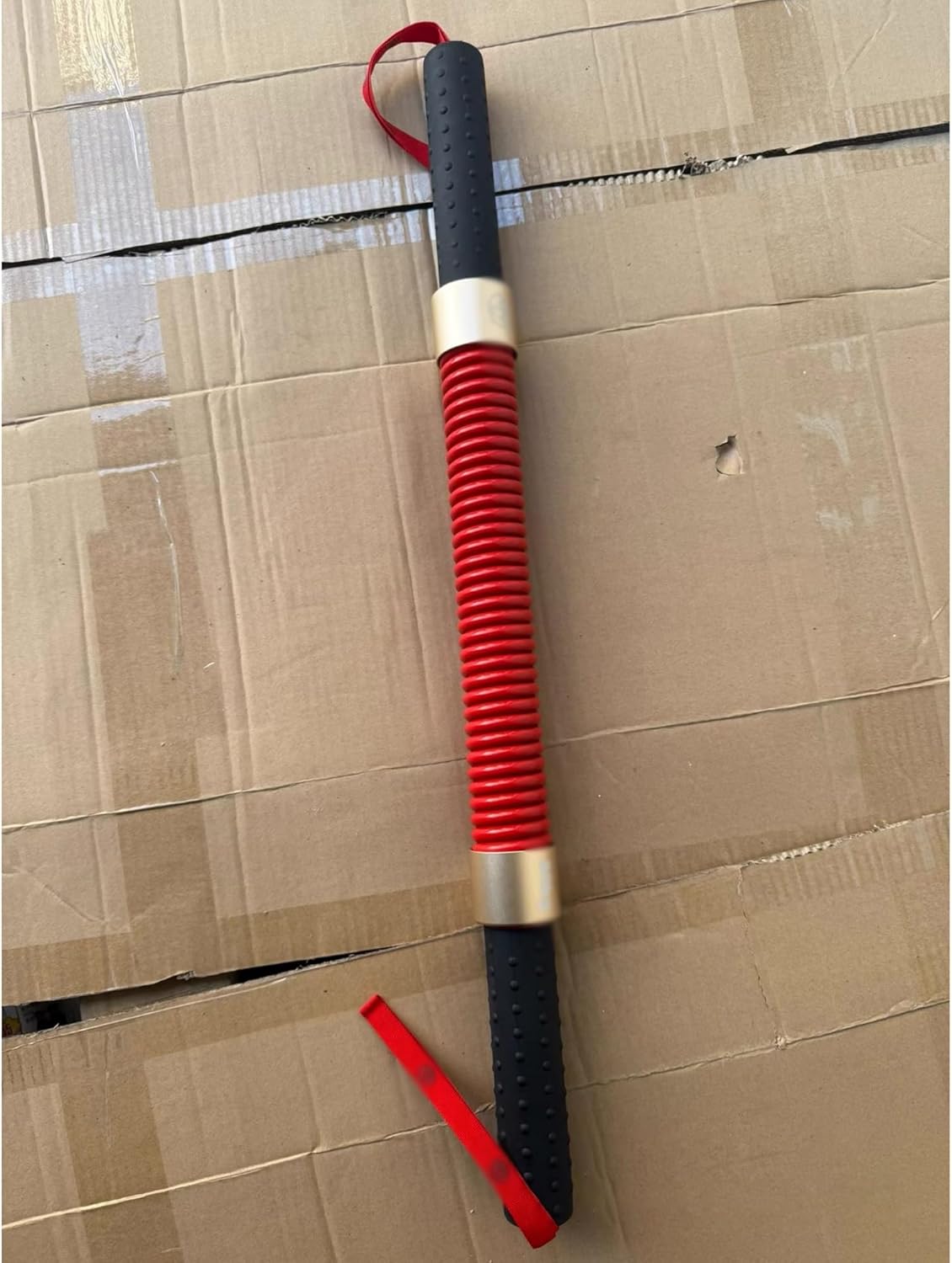 Power Twister Bar, 60KG/70KG/80KG/90KG/100KG/110KG/120KG/130KG/150KG Spring Chest Expander Upper Body Strength Training Equipment for Forearm Arm Chest and Shoulder Exercise