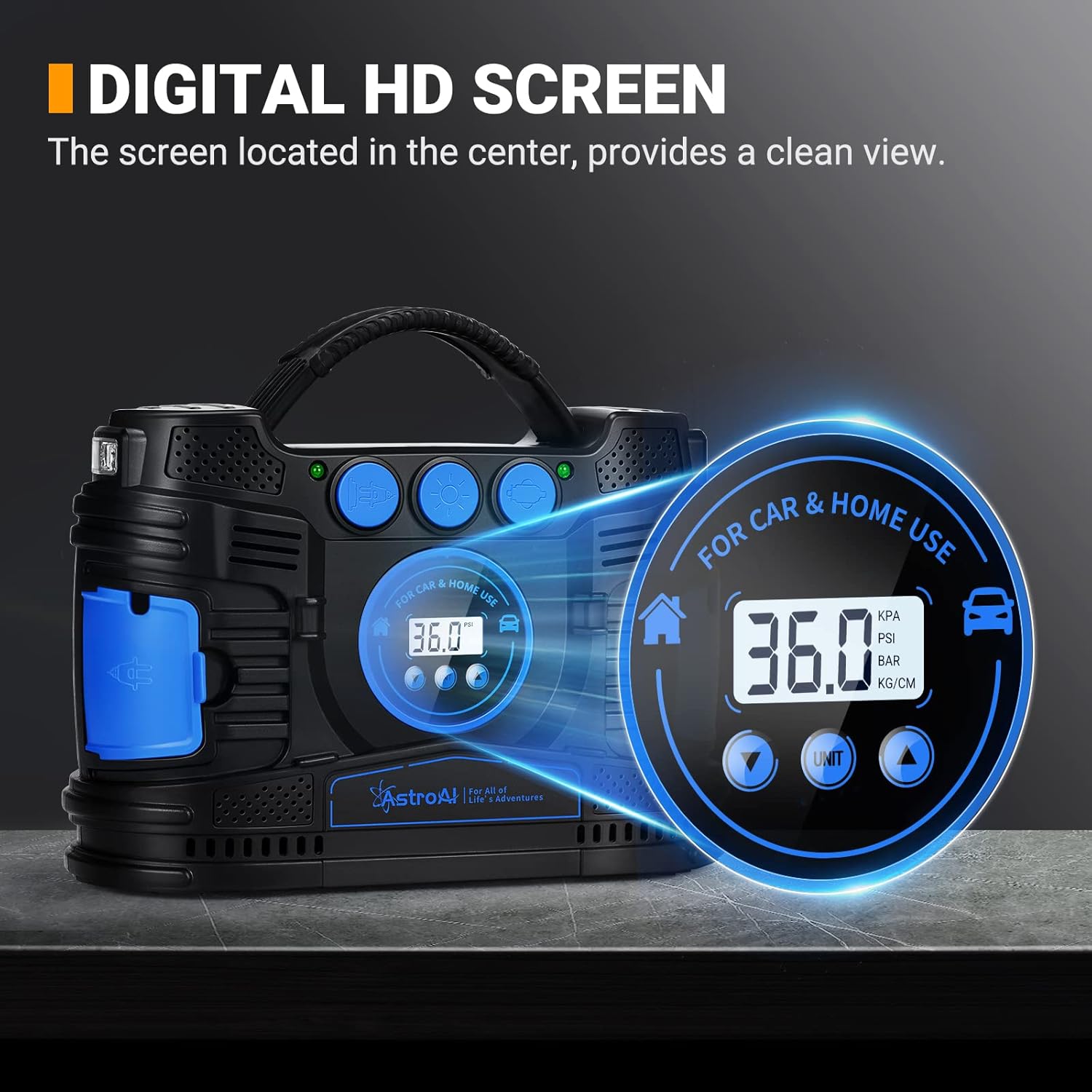 AstroAI Air Compressor Tire Inflator, Portable Air Pump for Car Tires