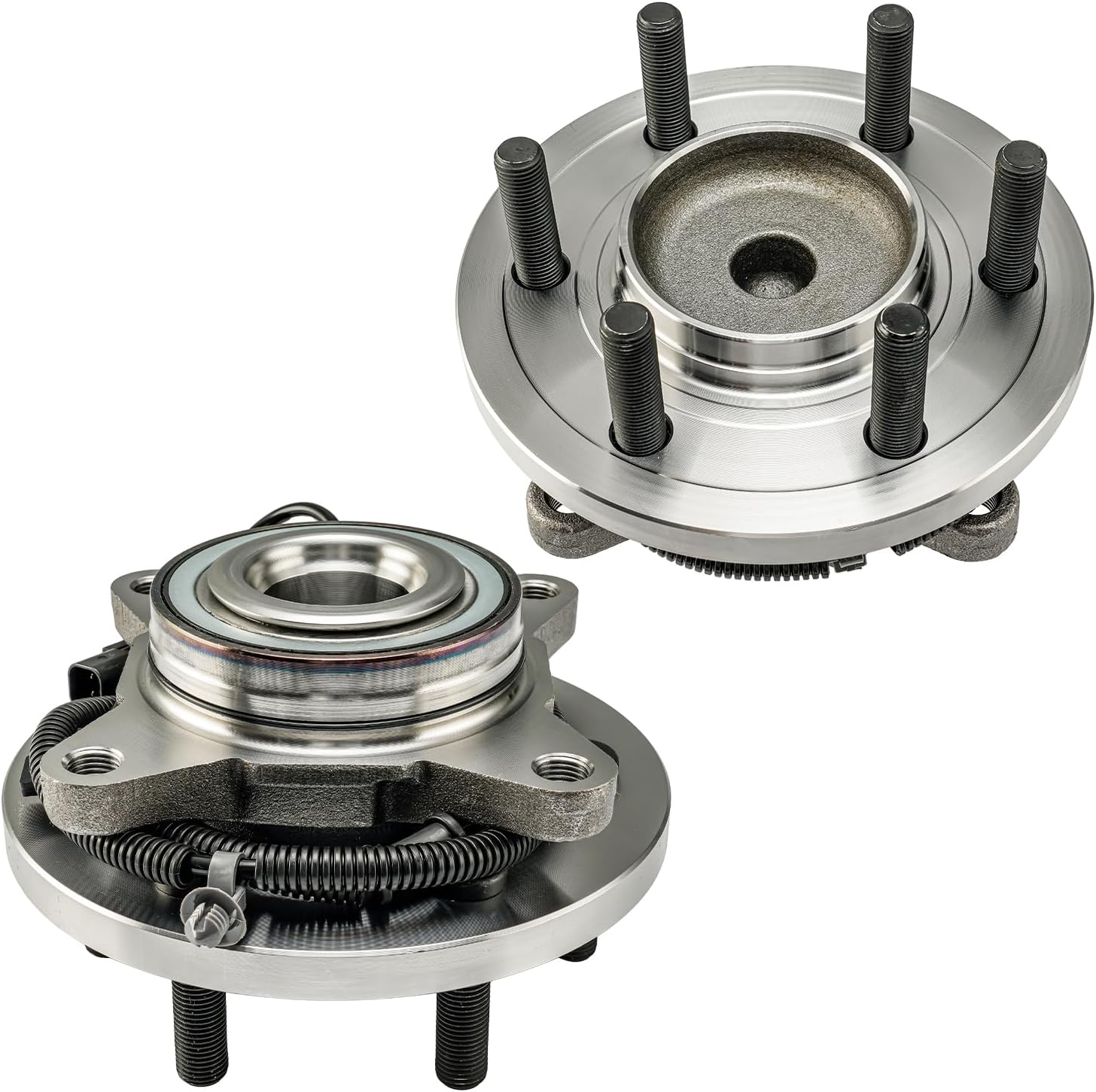 KAX 515157 Pair Front Wheel Bearing Compatible with Ford Expedition 2015-2017 RWD, Lincoln Navigator 2015-2017 RWD,6 Lug w/ABS