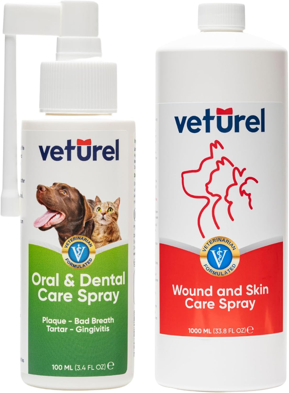 | Gentle Dog Hot Spot Care - Cat and Dog Skin Care10.2 oz (33 Oz) - Natural Dog Teeth Cleaning Oral Care Spray - May Help with Bad Breath - May Support Plaque and Dental Care for Cats