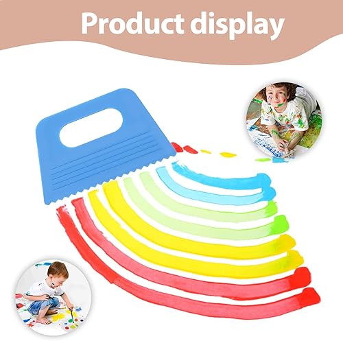 Miniatura 2 de Juego de 4 herramientas de textura para arte de yeso, raspadores de pintura para artes y manualidades, grafiti, pintura al óleo y dibujo, juguetes