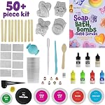 Savon & Kit de fabrication de bombes de bain pour les enfants - 3-in-1 Kits Spa Science pour les enfants : DIY Projet d'artisanat pour les enfants - Cadeau de Pâques pour filles et garçons : Trousse complète de préparation de savon & Faites vos propres bombes de bain, savon & Bath Scrubs