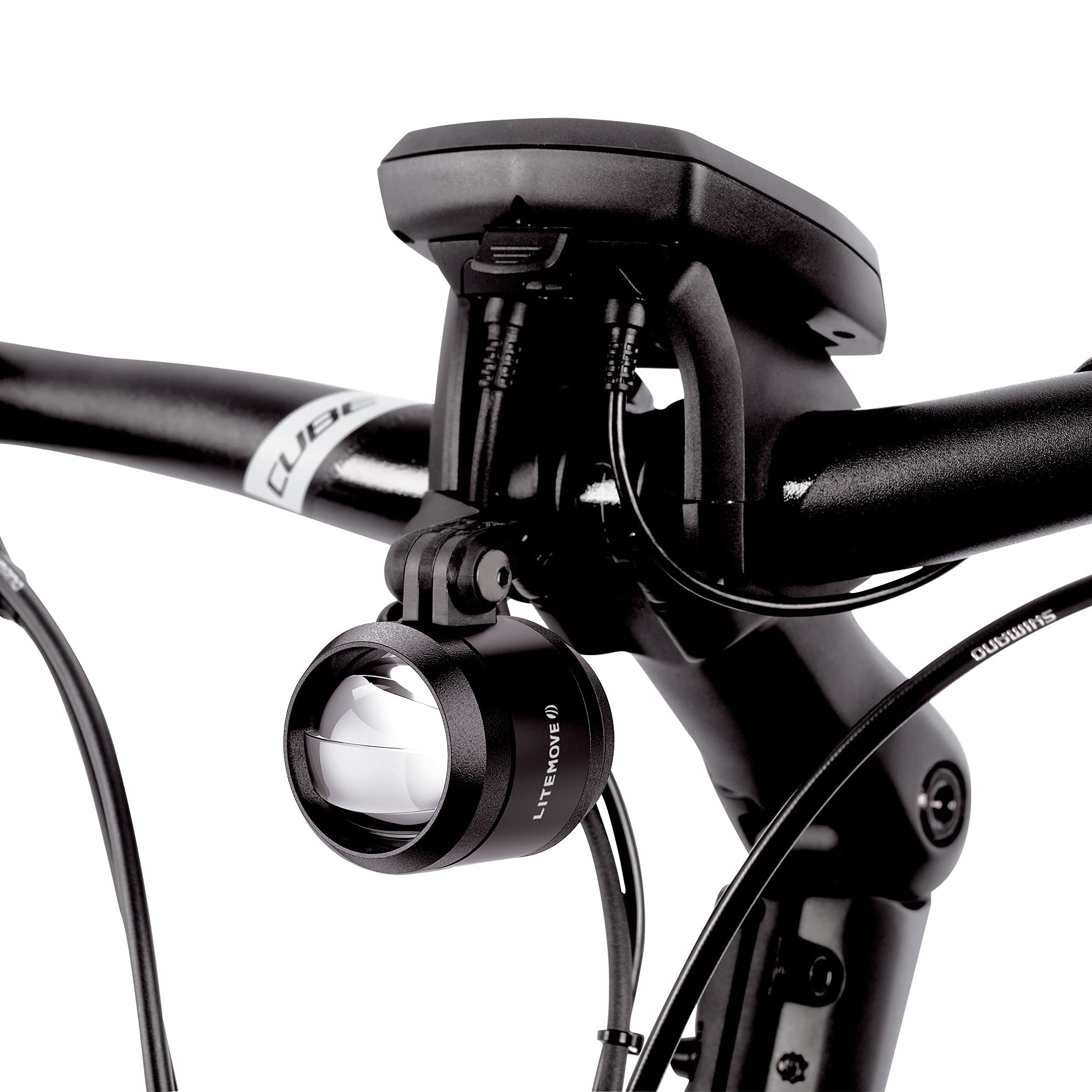 Phare Litemove SE-701 Pour Vélo électrique – 70 Lux, Montage Flexible, étanche IP56, Réflecteur StVZO, 66g