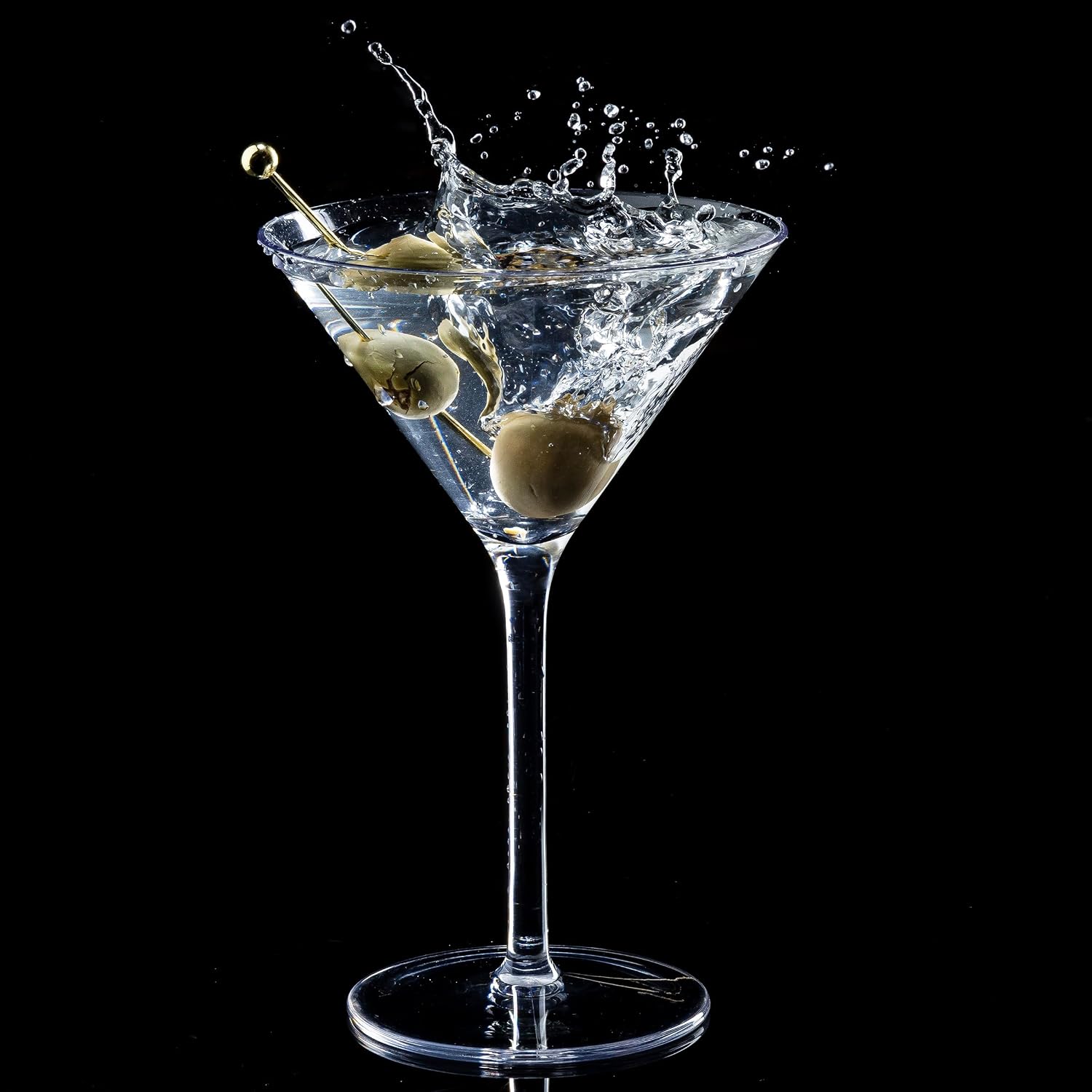 TableCraft Luma Collection Martini Glass, 8.5 Oz Clear Tritan Copolyester Glass for Indoor and Outdoor Beverage Service, 4.5" x 4.5" x 7"
