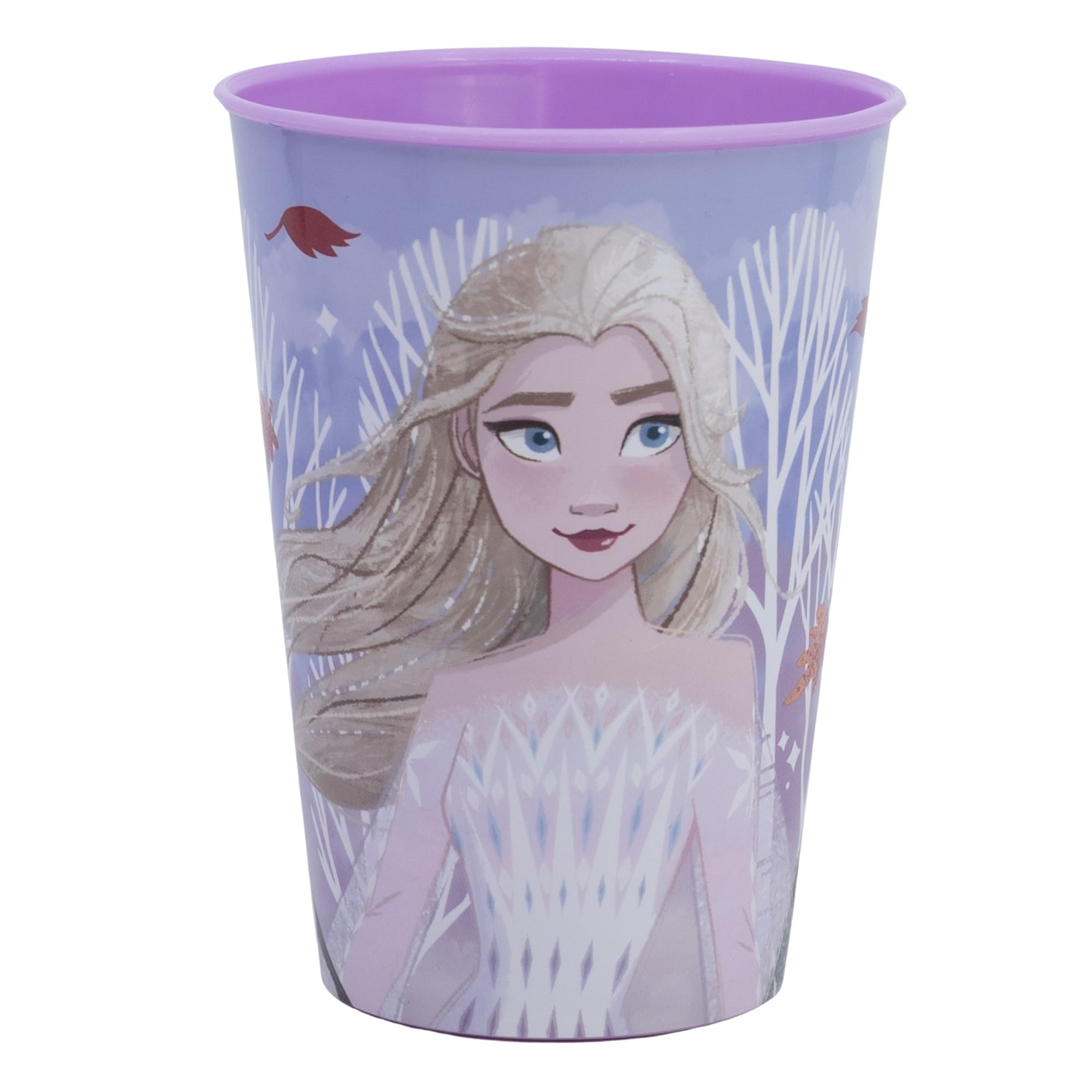 STOR Frozen Reusable Plastic Cup 260 ml, Purple