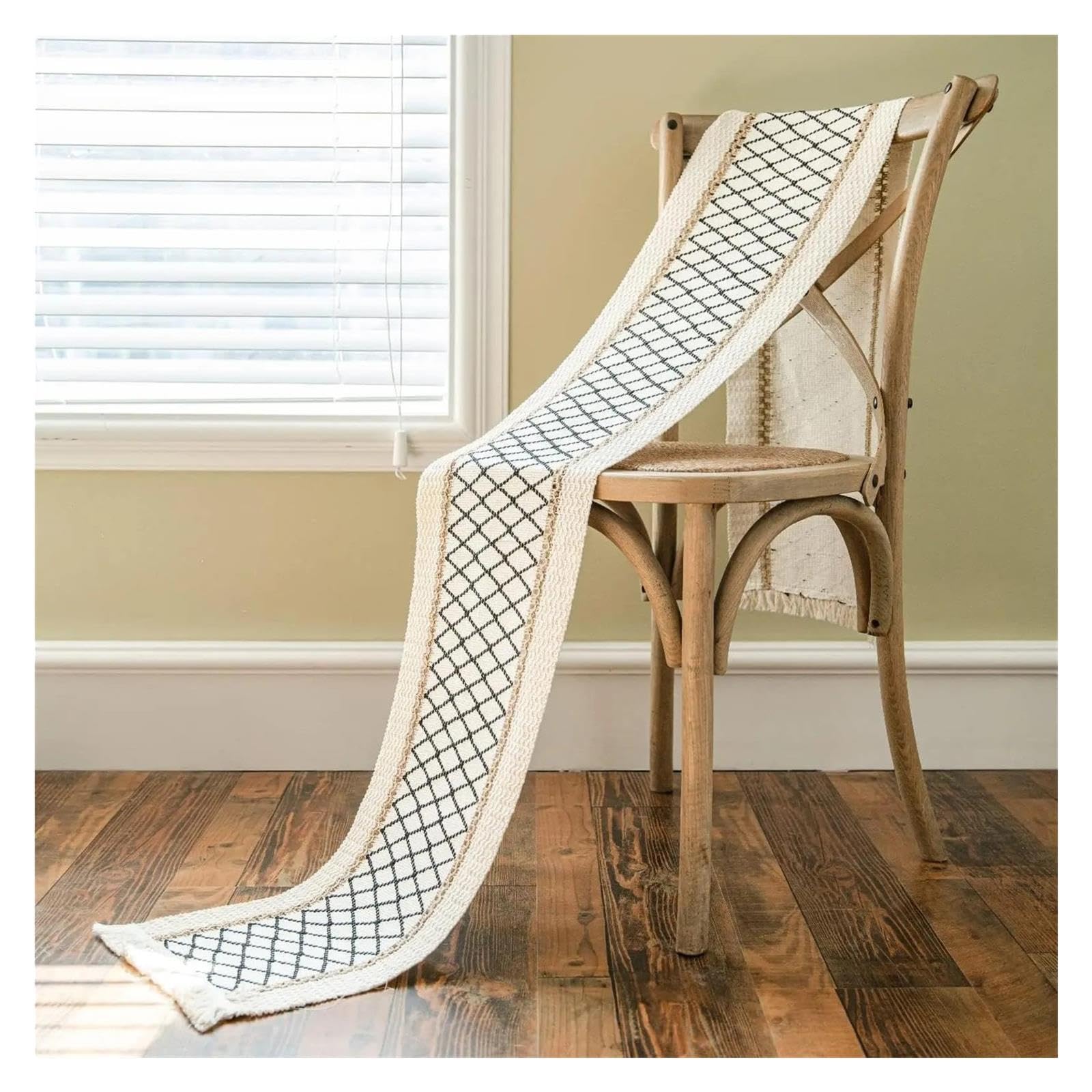 Runner da Tavolo con Nappe Runner da tavola in cotone e lino