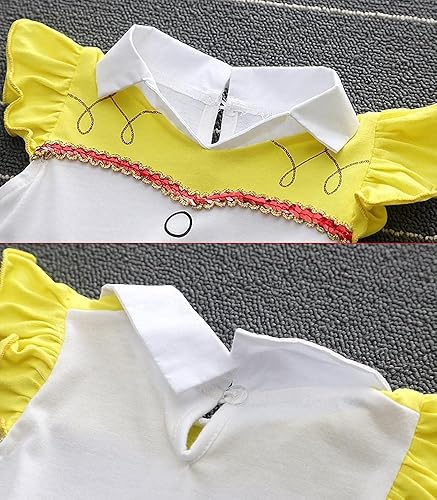 Miniatura 4 de Lito Angels Disfraz de vaquera para niñas pequeñas, disfraz de Halloween, fiesta de cumpleaños, traje de verano