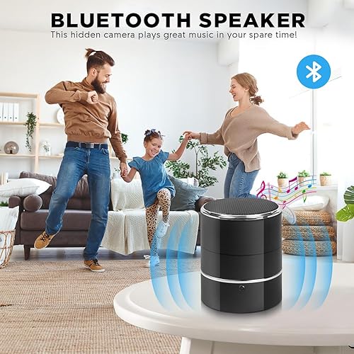 Miniatura 6 de SOPKVL Cámara de altavoz Bluetooth con lente ultra gran angular de 240, visualización en vivo WiFi, detección de movimiento para seguridad de
