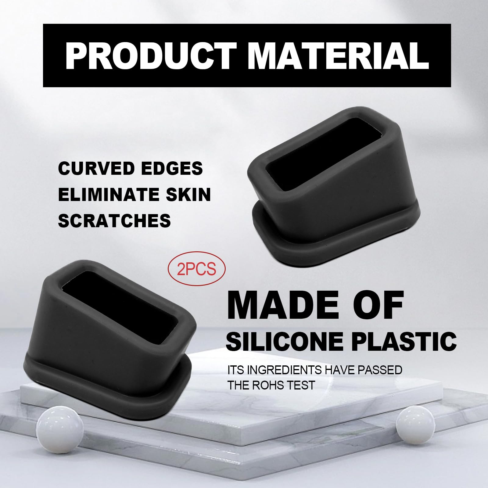 Car Seat Belt Buckle Holder, Flexible Silicone Buckle, Buckle Booster Raises Seat Belt For Easy Access 2 Pack - View #10