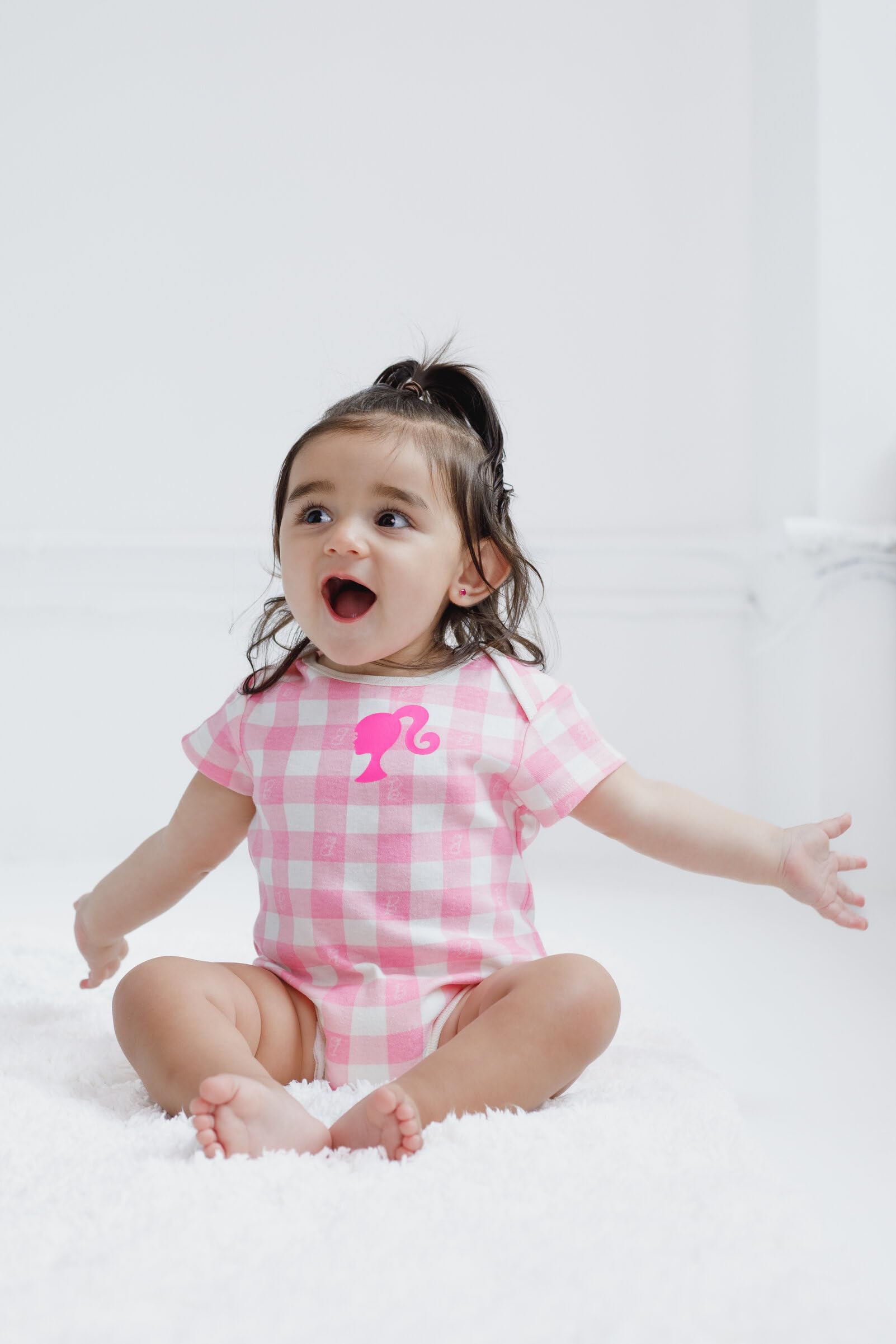 Barbie Pack de 3 bodis de bebé a niño (recién nacido - 24 meses)