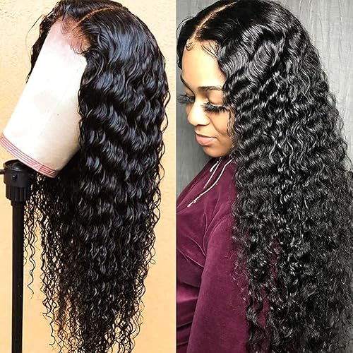 Miniatura 6 de AliPearl - Peluca de cabello humano virgen brasileño ondulado de 5 x 5 pulgadas, con cierre frontal transparente HD de cabello humano prearrancado